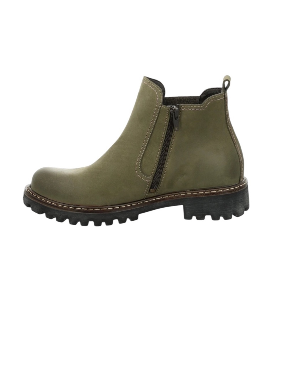 Josef Seibel Olive Green Marta Boots Sz 9-9.5 EU 40 New In Box